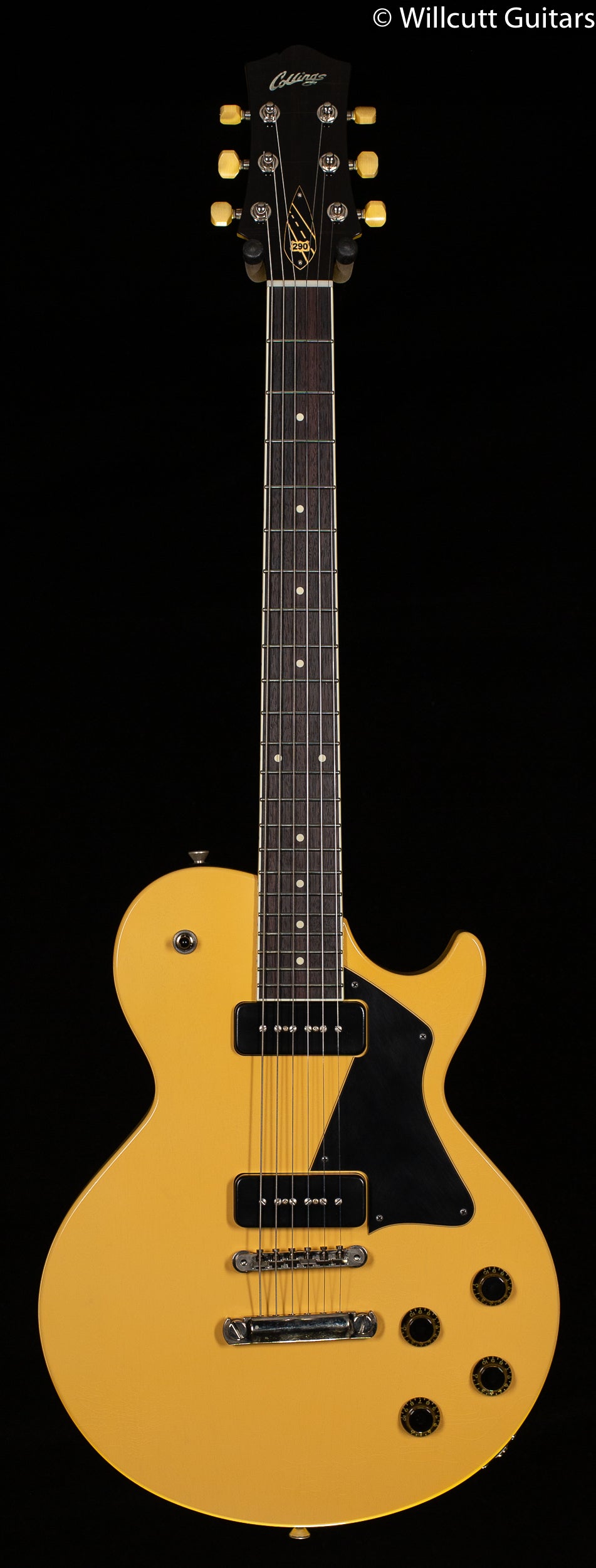 Collings 290 Aged TV Yellow Throbak P90s