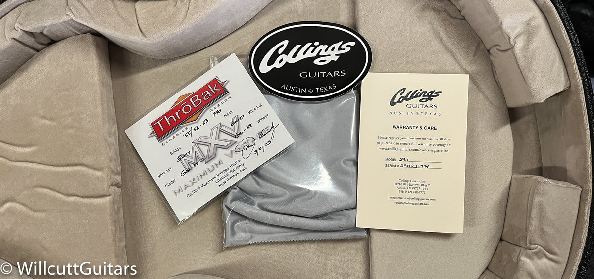 Collings 290 Trans Orange ThroBaks (774)