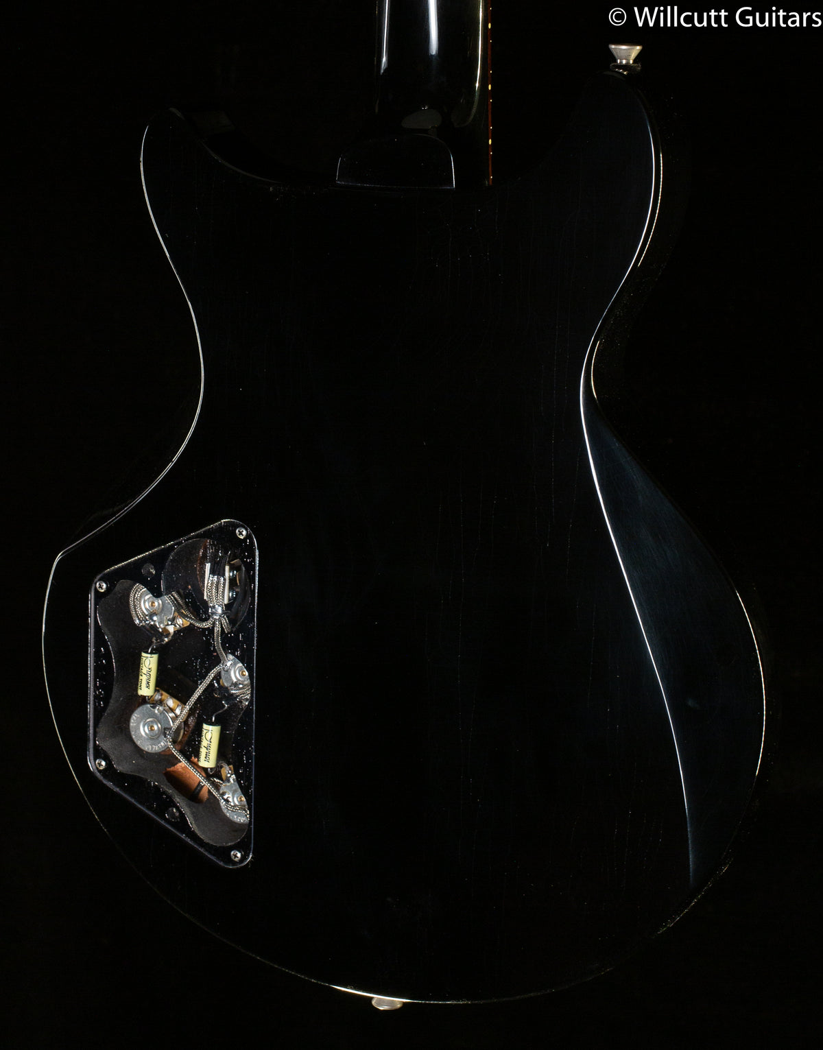 Collings 290 DC Jet Black Aged Throbaks