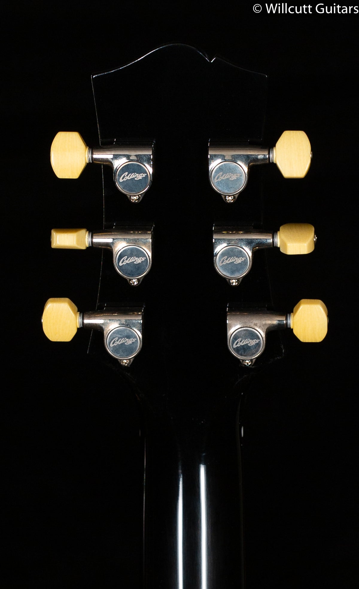 Collings 290 DC Jet Black Aged Throbaks