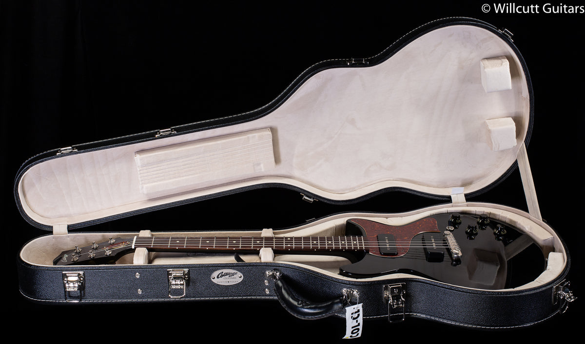 Collings 290 DC Jet Black Aged Throbaks