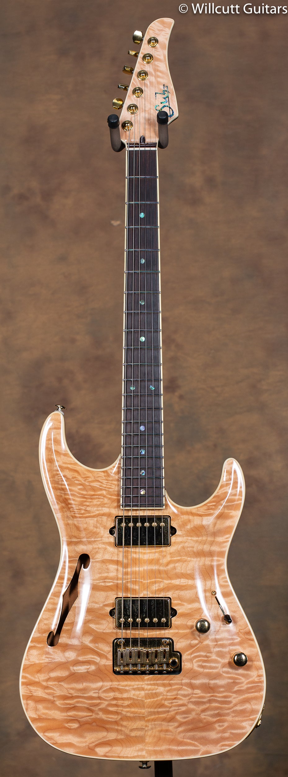Suhr Custom Artchtop Natural Quilt Cocobolo Neck