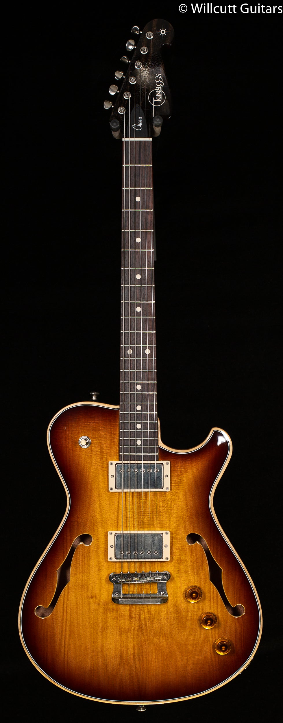 Knaggs Chena Tobacco Burst Red Spruce Top Gloss Relic