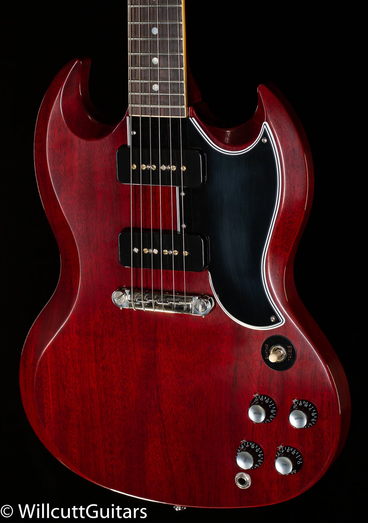 Gibson Custom Shop 1963 SG Special Reissue Lightning Bar VOS Cherry Red (313)