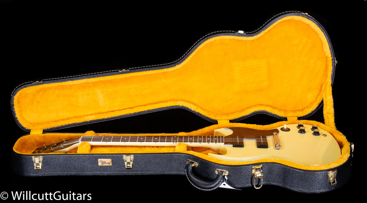 Gibson Custom Shop 1963 SG Special Murphy Lab Ultra Light Aged Classic White w/ Lightning Bar(373)