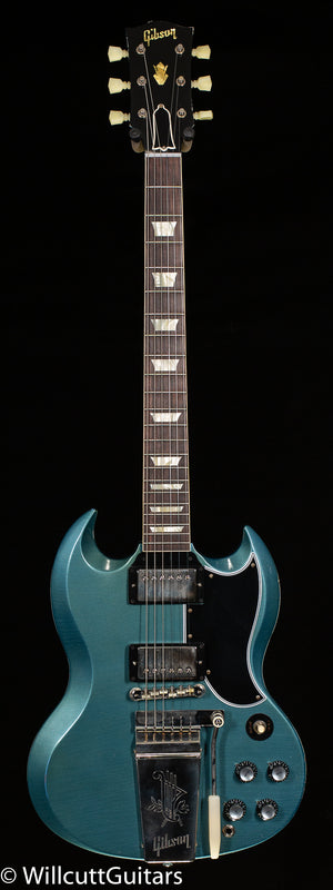 Gibson Custom Shop 1964 SG Standard Reissue Murphy Lab Light Aged Maestro Vibrola Antique Pelham Blue (604)