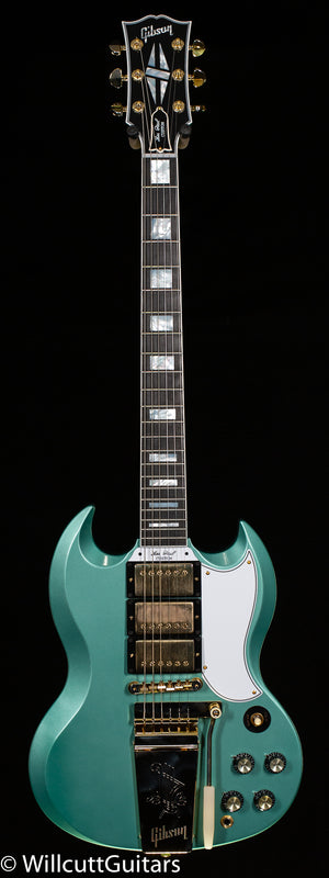 Gibson Custom Shop 1963 SG Custom Willcutt Exclusive Inverness Green Maestro VOS (913)