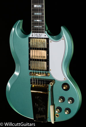 Gibson Custom Shop 1963 SG Custom Willcutt Exclusive Inverness Green Maestro VOS (933)