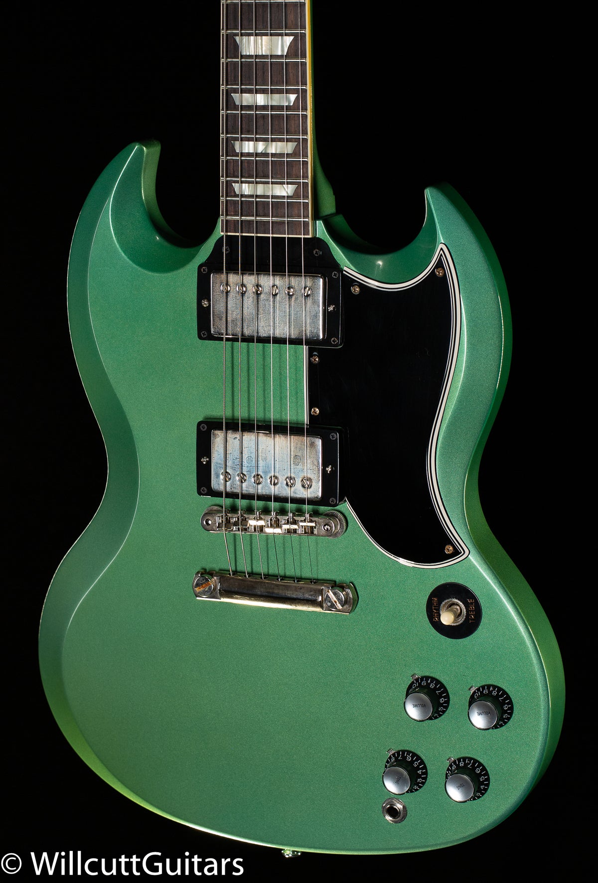 Gibson Custom Shop 1961 SG Standard Willcutt Exclusive Inverness Green Stop Bar VOS (051)