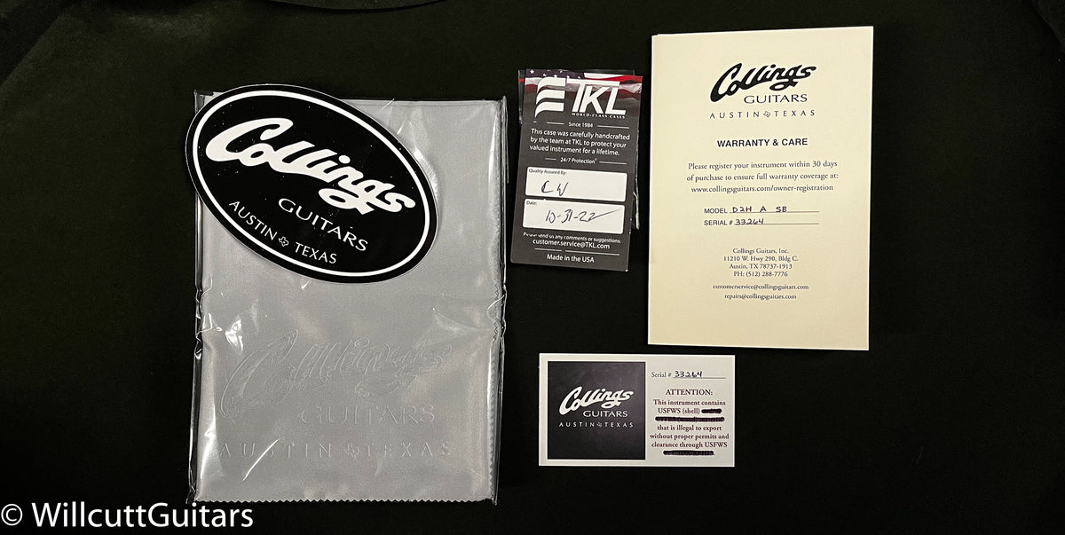 Collings D2HA Adirondack Spruce Top Sunburst (264)