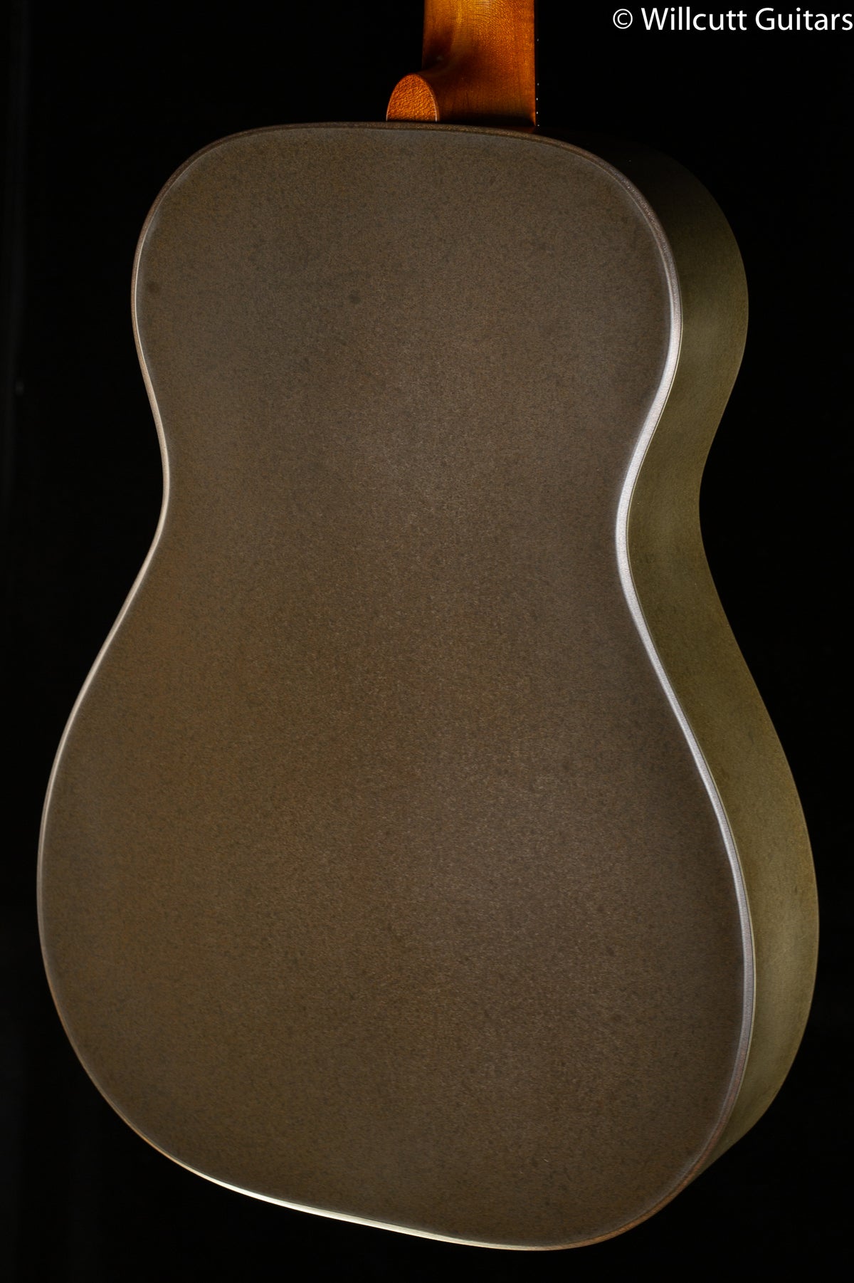 National Scheerhorn Model S-1 Weathered Steel Round neck