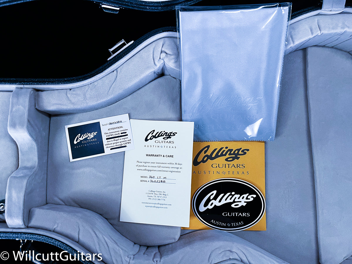 Collings 360 LT M Electric Guitar Pelham Blue (815)