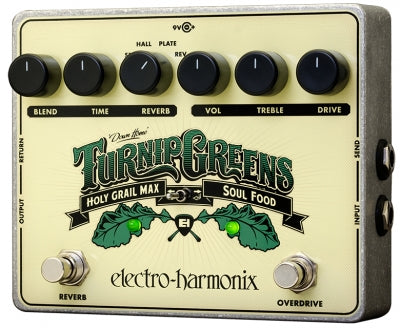 Electro-Harmonix Turnip Greens Overdrive / Reverb Multi-Effect