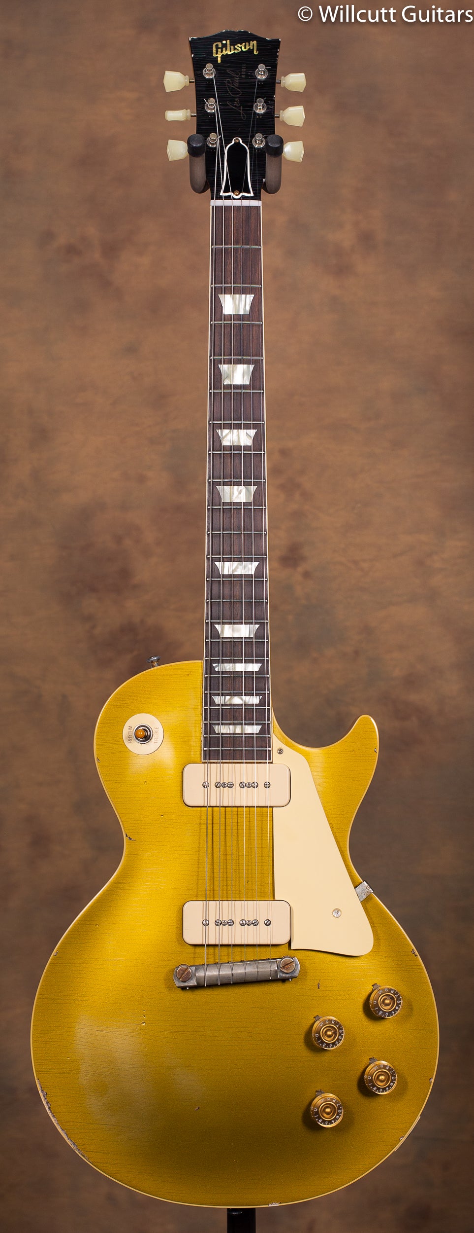 Gibson Custom Shop 1954 Les Paul Goldtop Underwood Aged Repaired Headstock USED