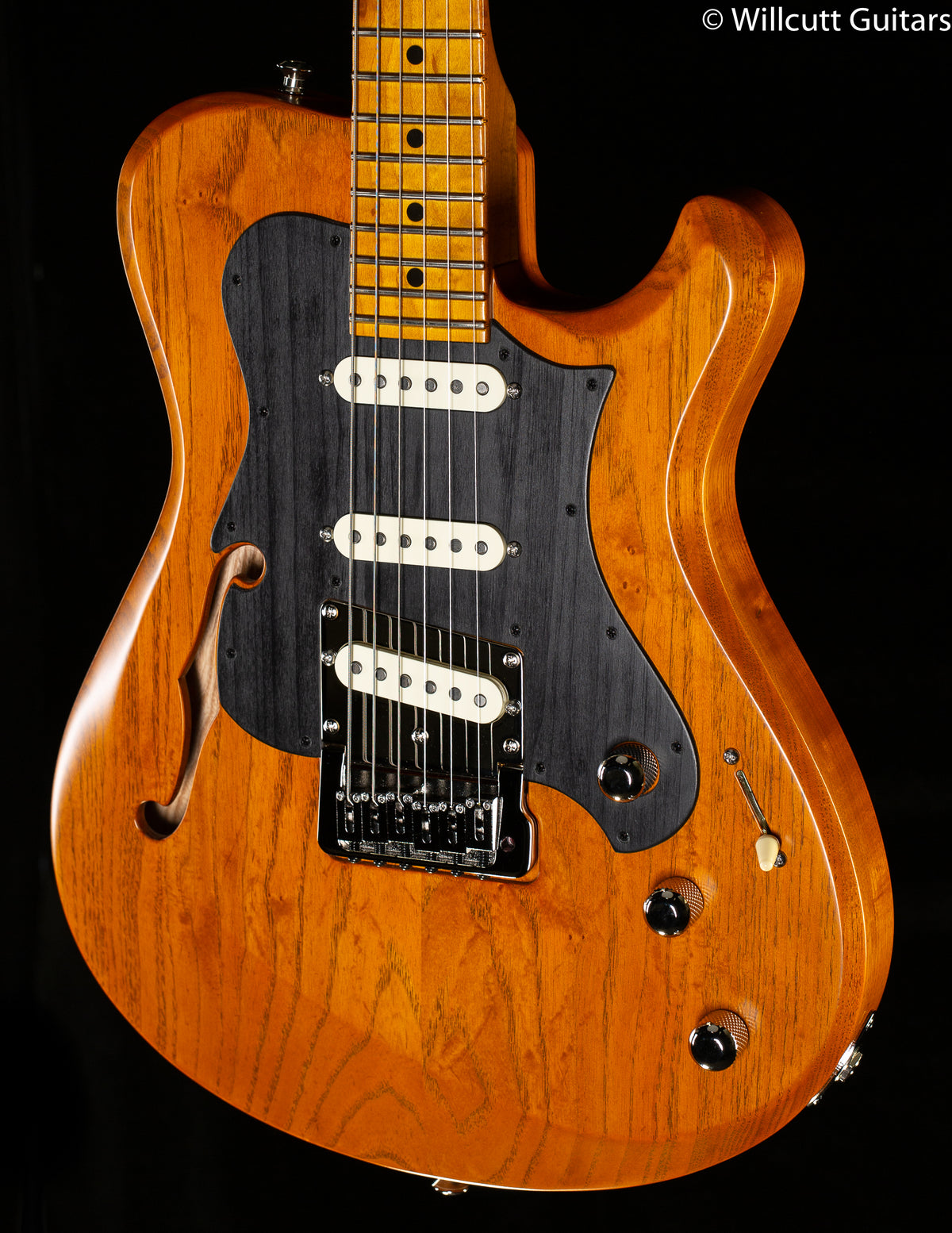 Knaggs Chesapeake Choptank Trem Hollowbody SSS Butterscotch (404)