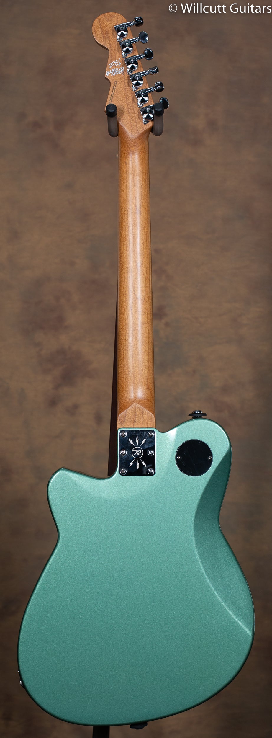 Reverend Double Agent OG Roasted Maple Fingerboard Electric Guitar Metallic Alpine