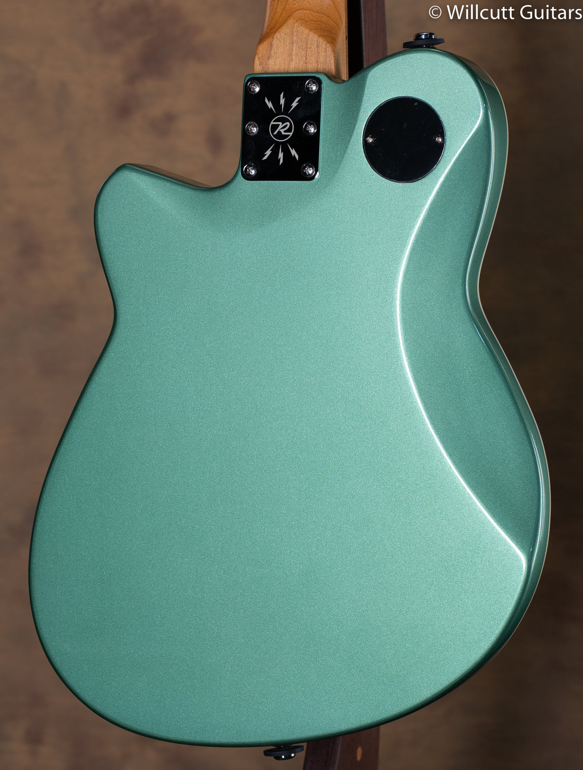 Reverend Double Agent OG Roasted Maple Fingerboard Electric Guitar Metallic Alpine