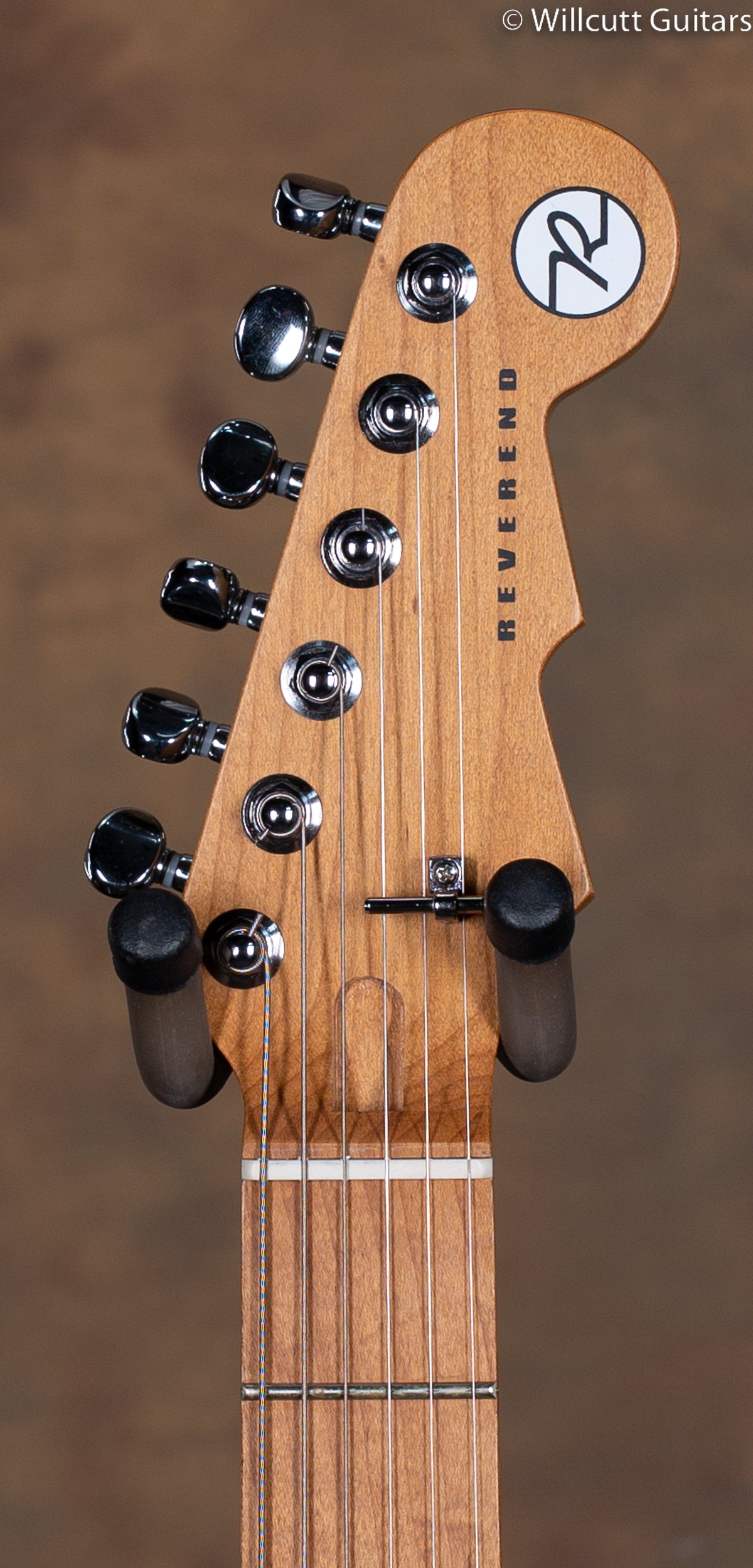 Reverend Double Agent OG Roasted Maple Fingerboard Electric Guitar Metallic Alpine