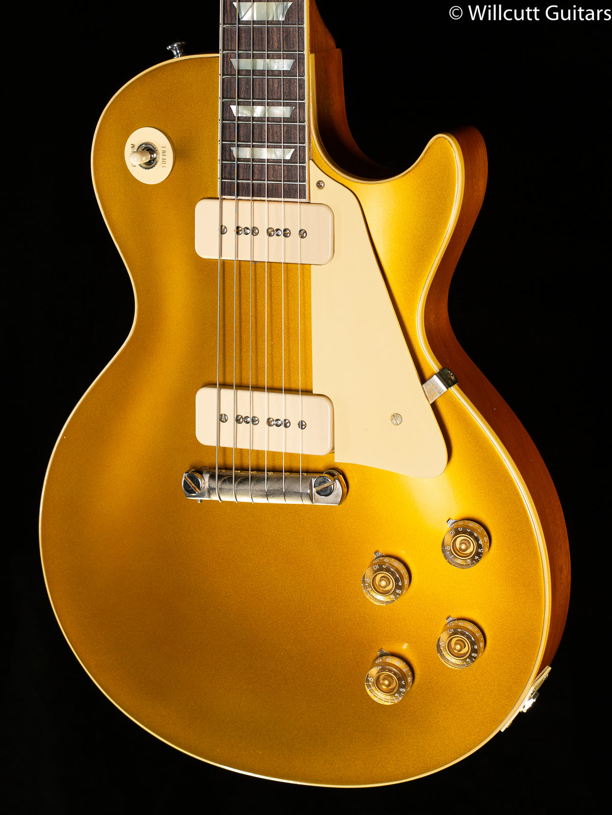 Gibson Custom Shop 1954 Les Paul Standard V2 Neck Gold Top VOS Lightweight M2M (575)