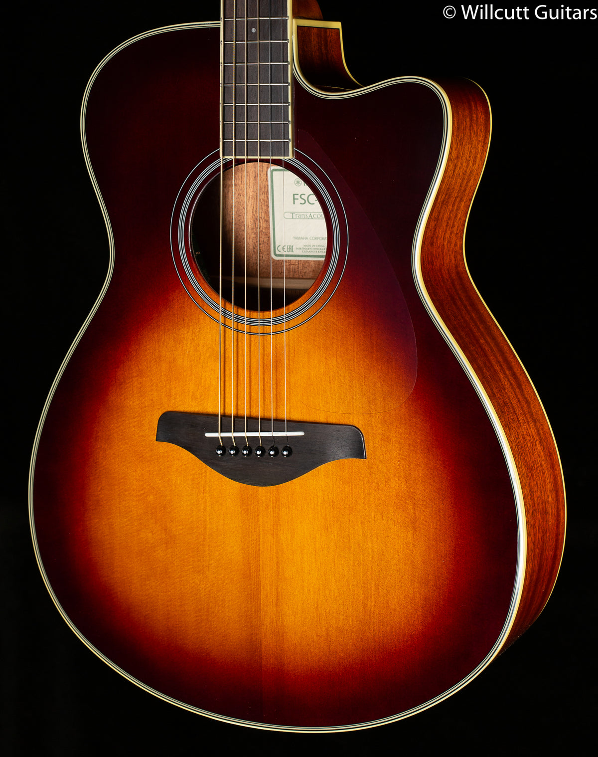 Yamaha FSC TransAcoustic Brown Sunburst (245)