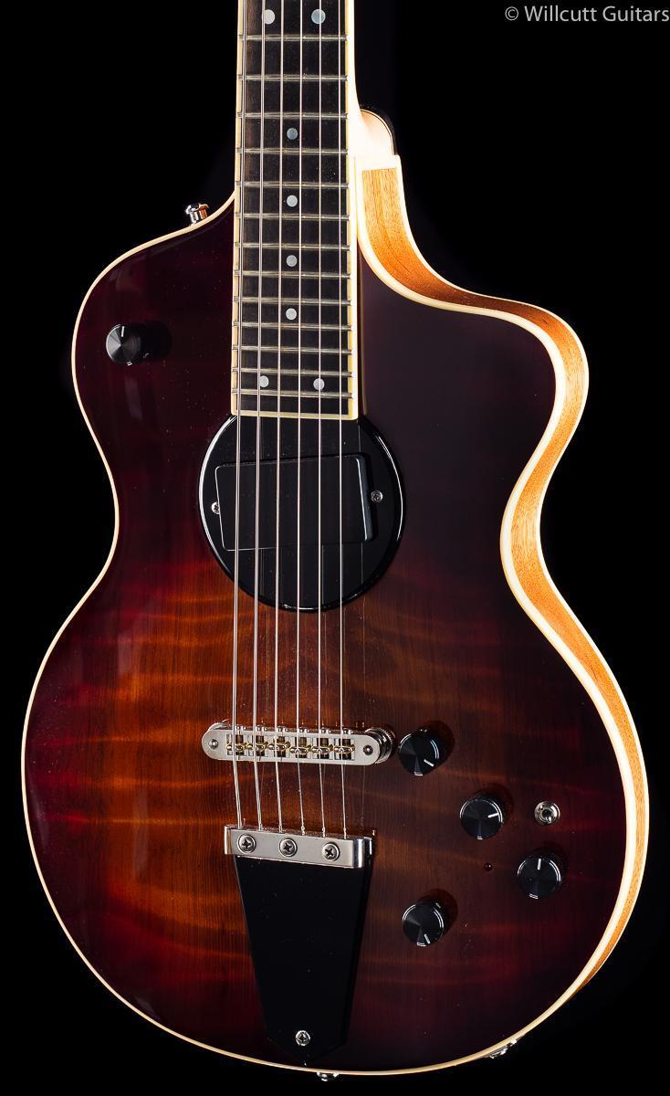 Rick Turner Model 1 Deluxe Flamed Redwood (204)