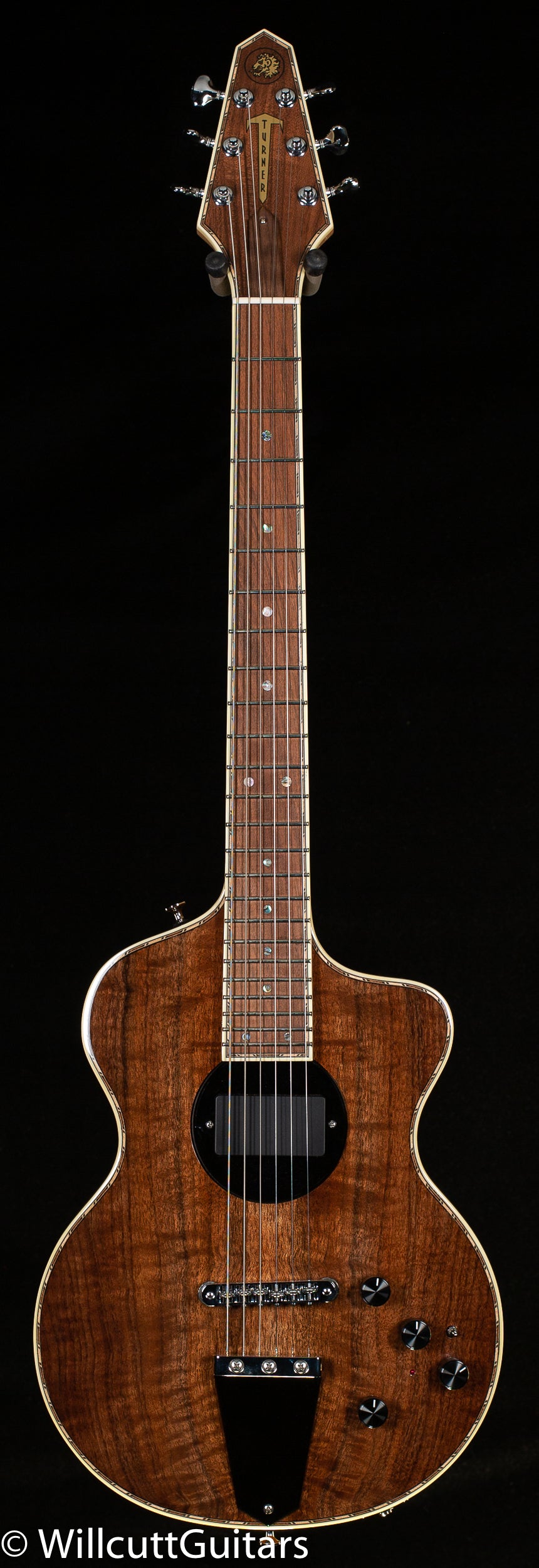 Rick Turner Model 1 Deluxe Electric Guitar Figured Walnut (464)