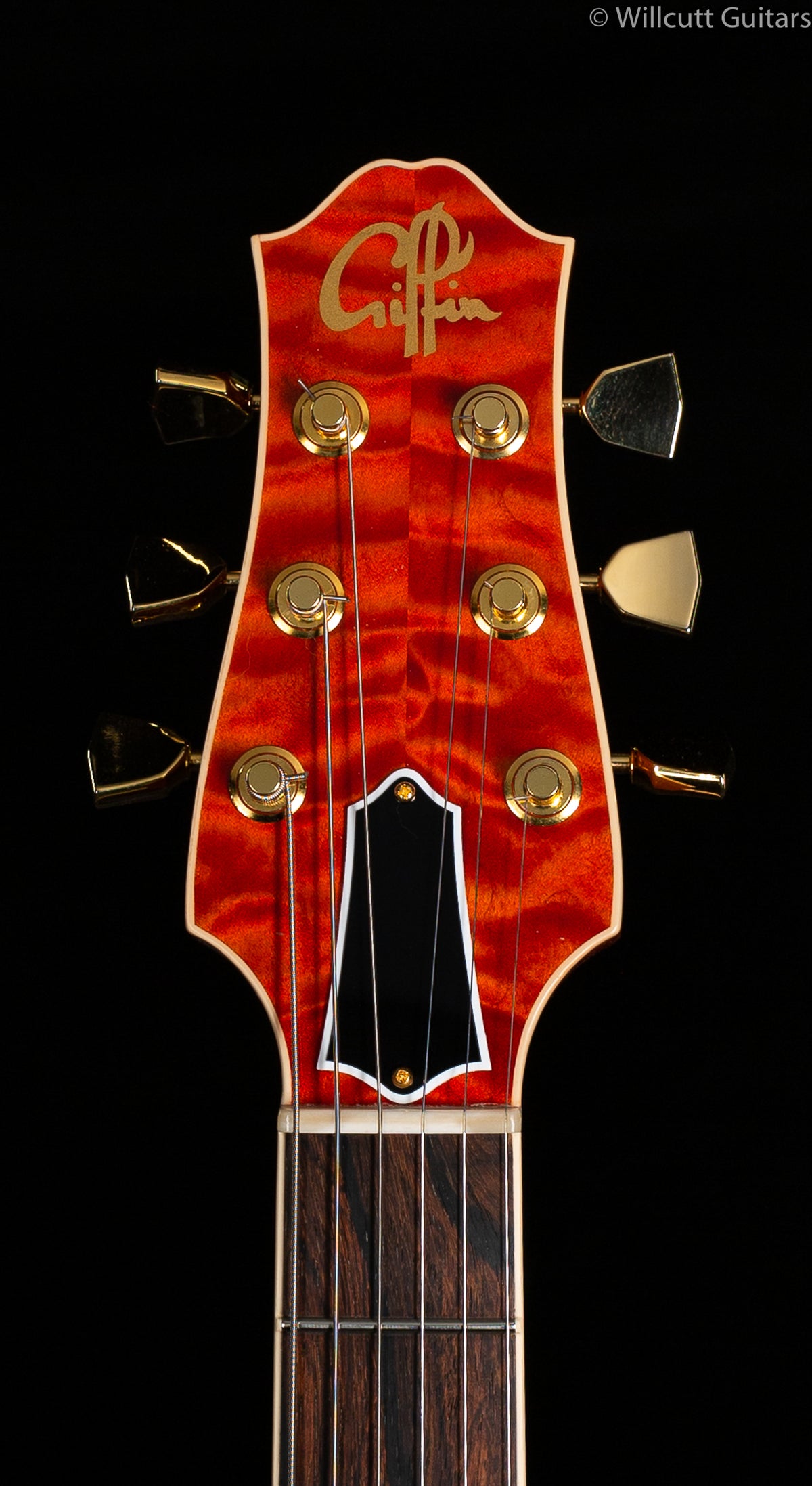 Giffin Model-T Deluxe, Orange Quilt, Gold Hardware (240)