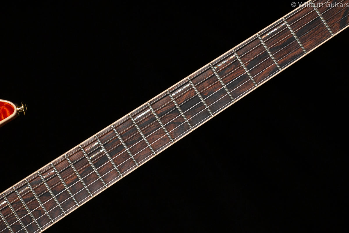 Giffin Model-T Deluxe, Orange Quilt, Gold Hardware (240)