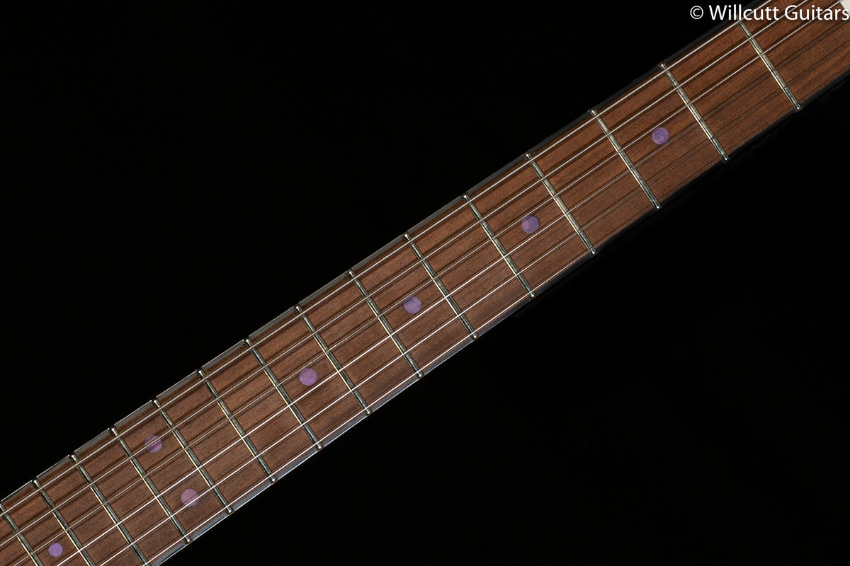 Rick Turner Model 1 Special Bezardepoxy Top Wild Purple Swirl.