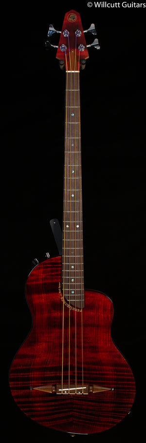 Rick Turner Renaissance RB-4 Bass Standard Flamed Redwood Bass Guitar