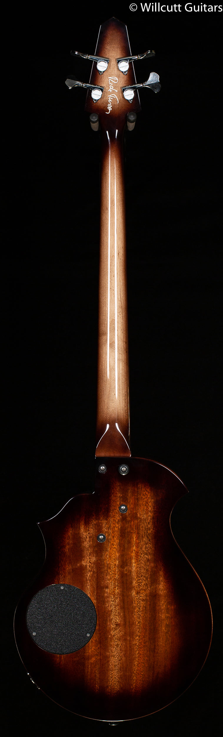 Rick Turner Model T Bass Anigre Top Bass Guitar