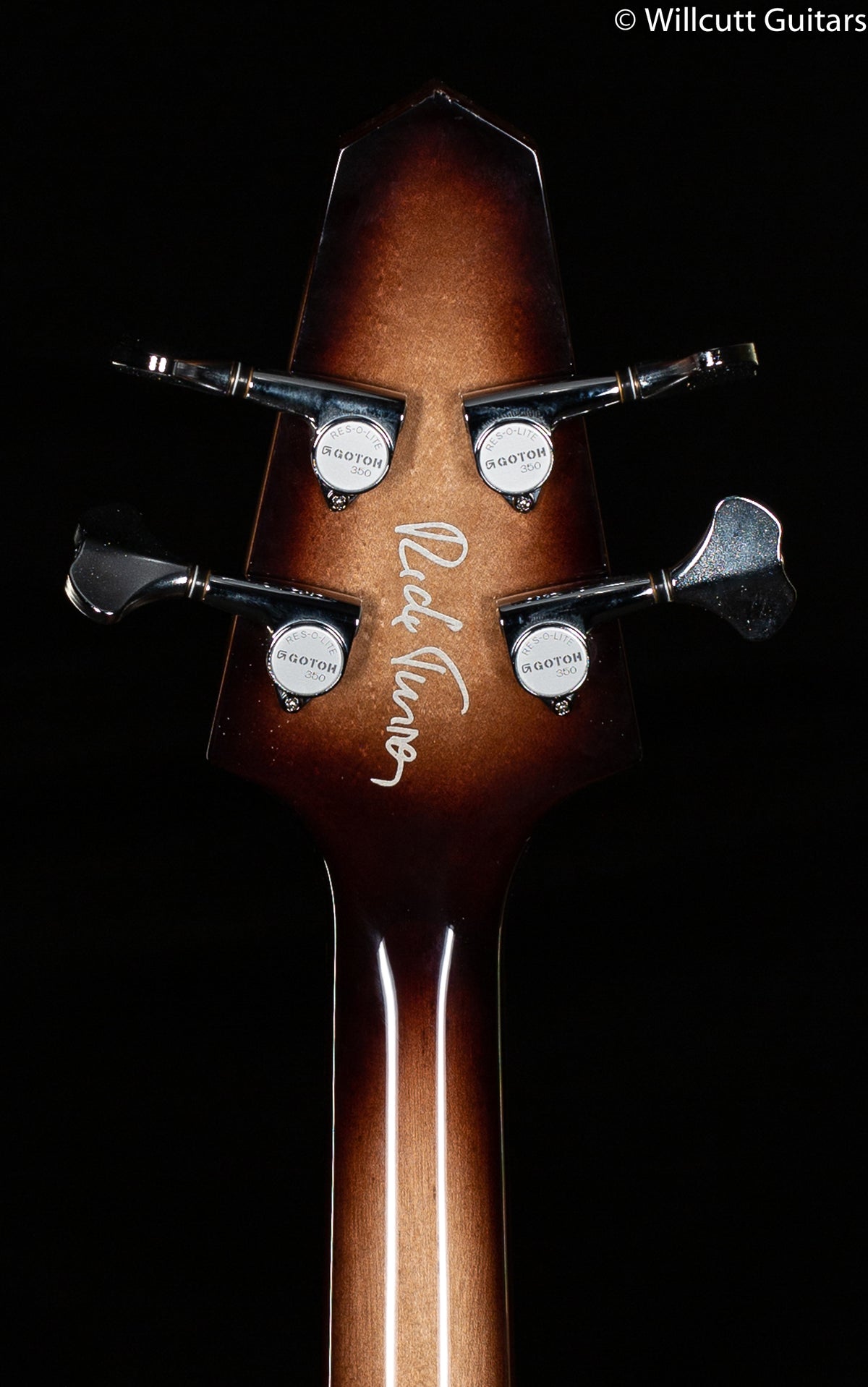 Rick Turner Model T Bass Anigre Top Bass Guitar