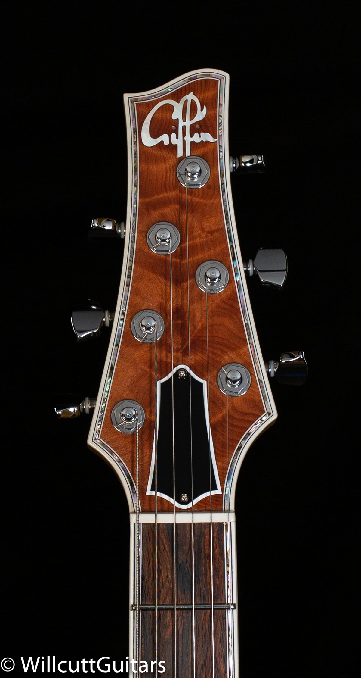 Giffin Valiant Custom Curly Redwood/White Limba (221)