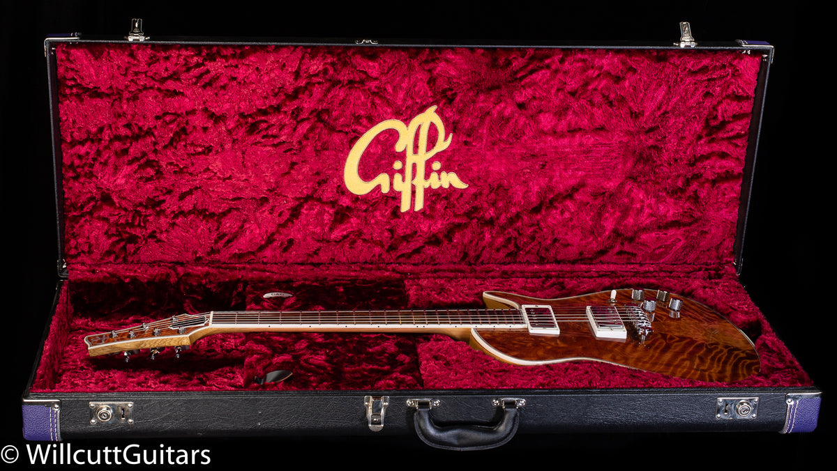 Giffin Valiant Custom Curly Redwood/White Limba (221)