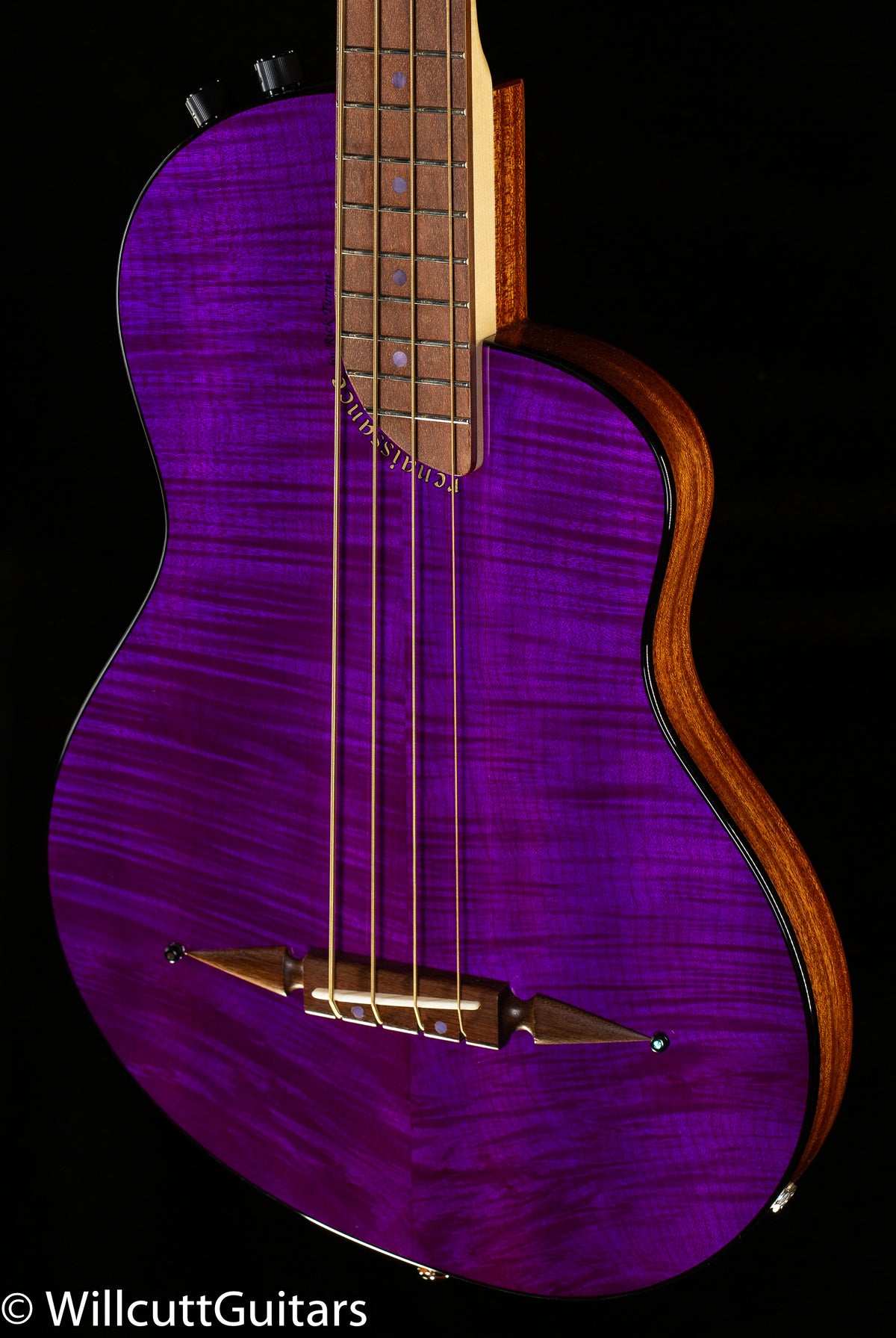 Rick Turner Renaissance RB-4 Bass Standard Purple Rain Bass Guitar