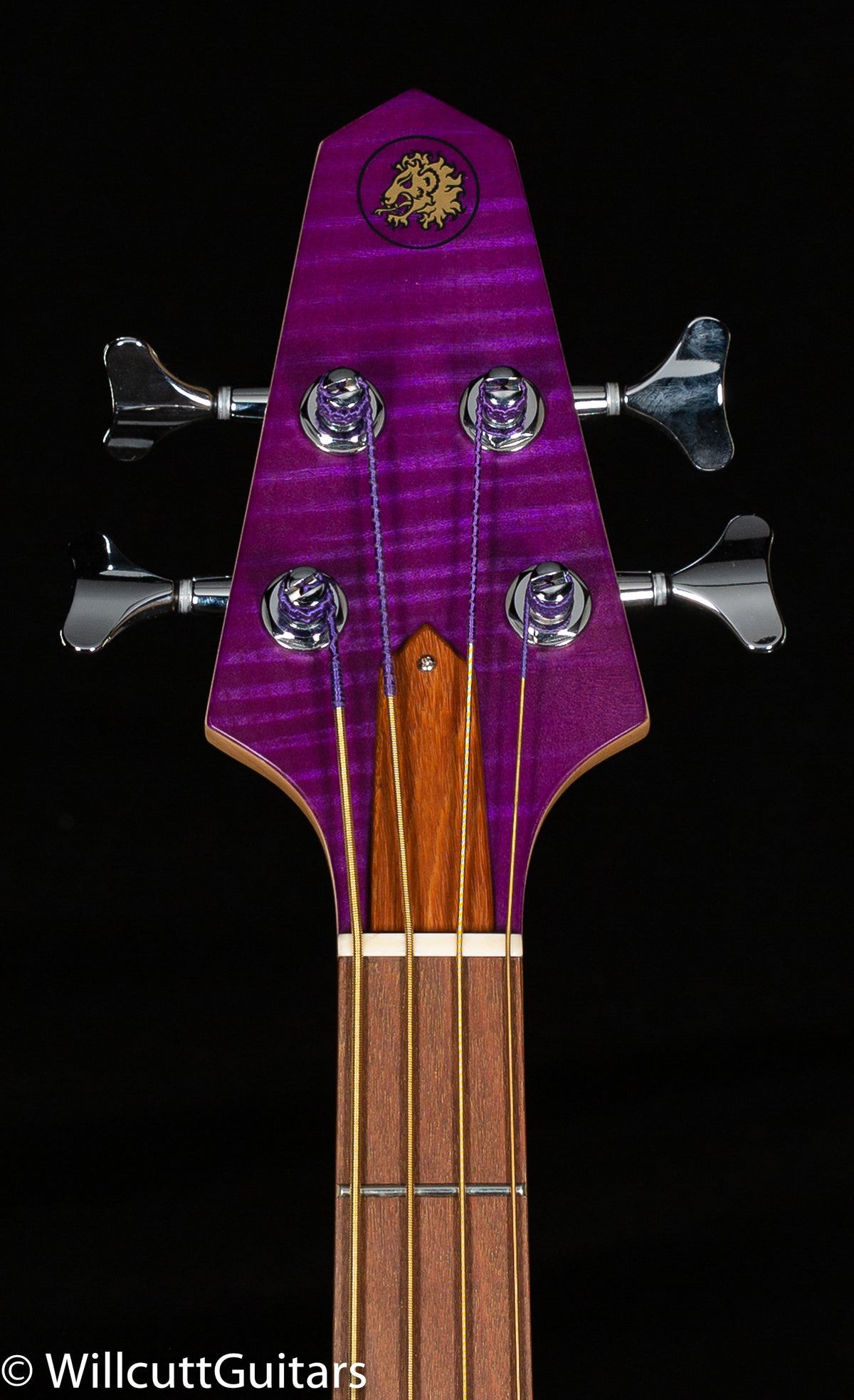 Rick Turner Renaissance RB-4 Bass Standard Purple Rain Bass Guitar
