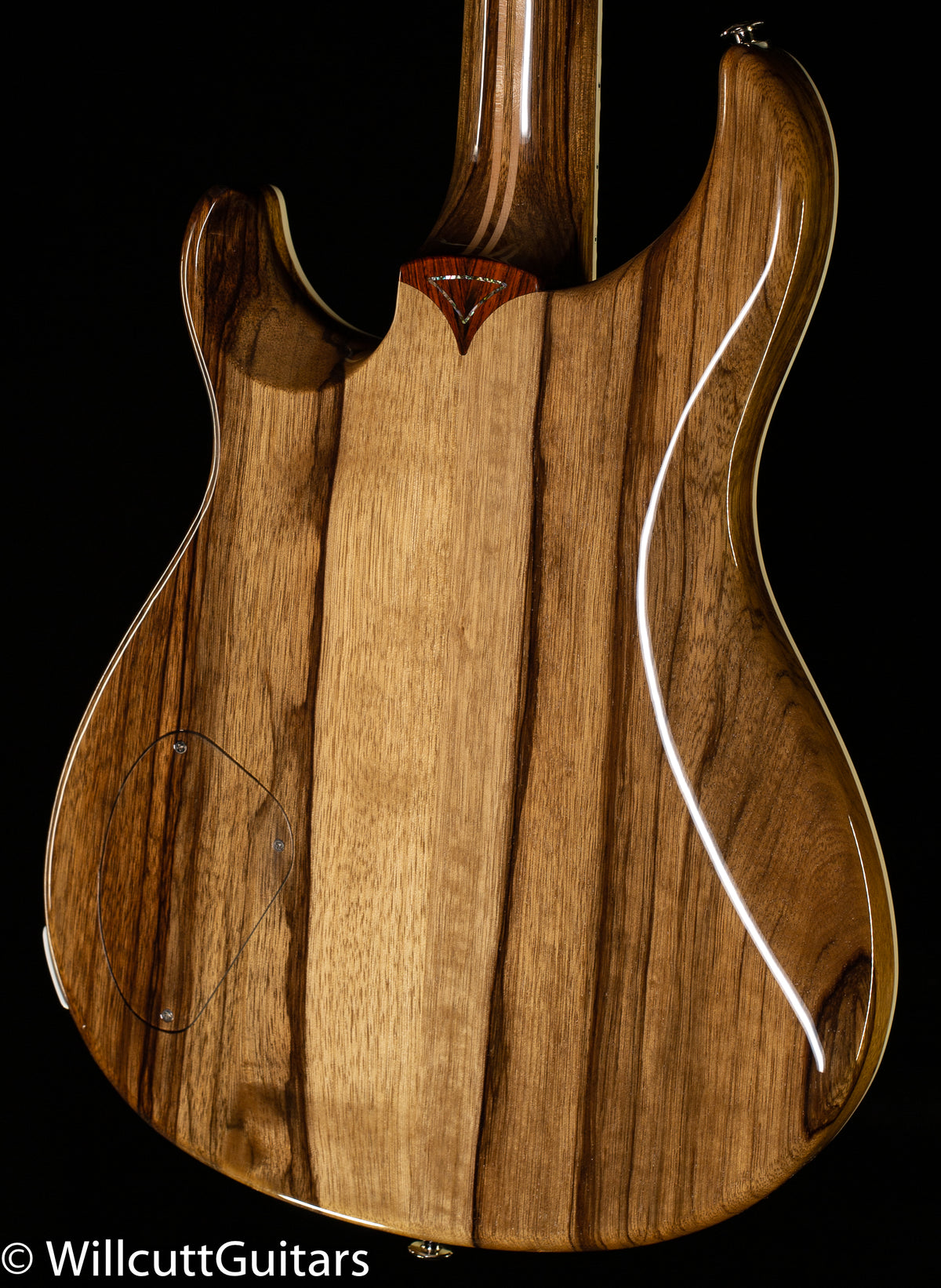 Giffin Standard Hollow Black Limba Charcoal Burst Quilt (210)