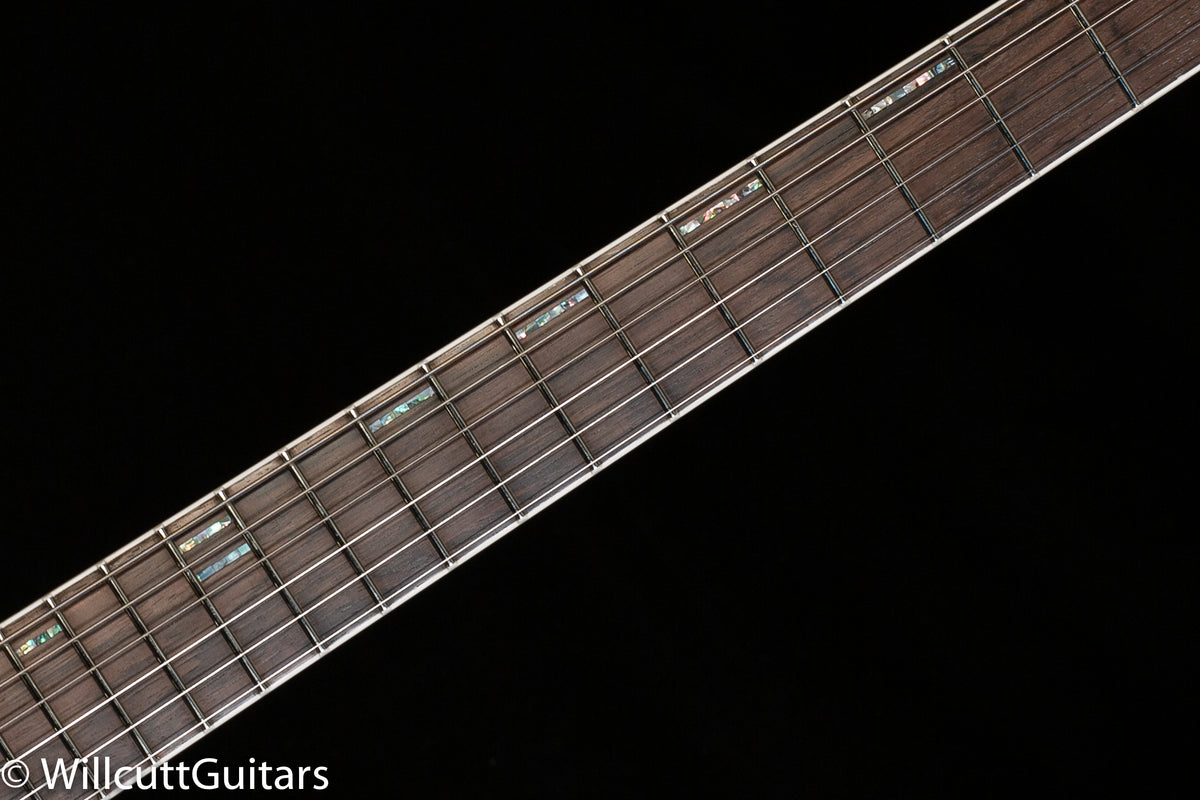 Giffin Standard Hollow Black Limba Charcoal Burst Quilt (210)