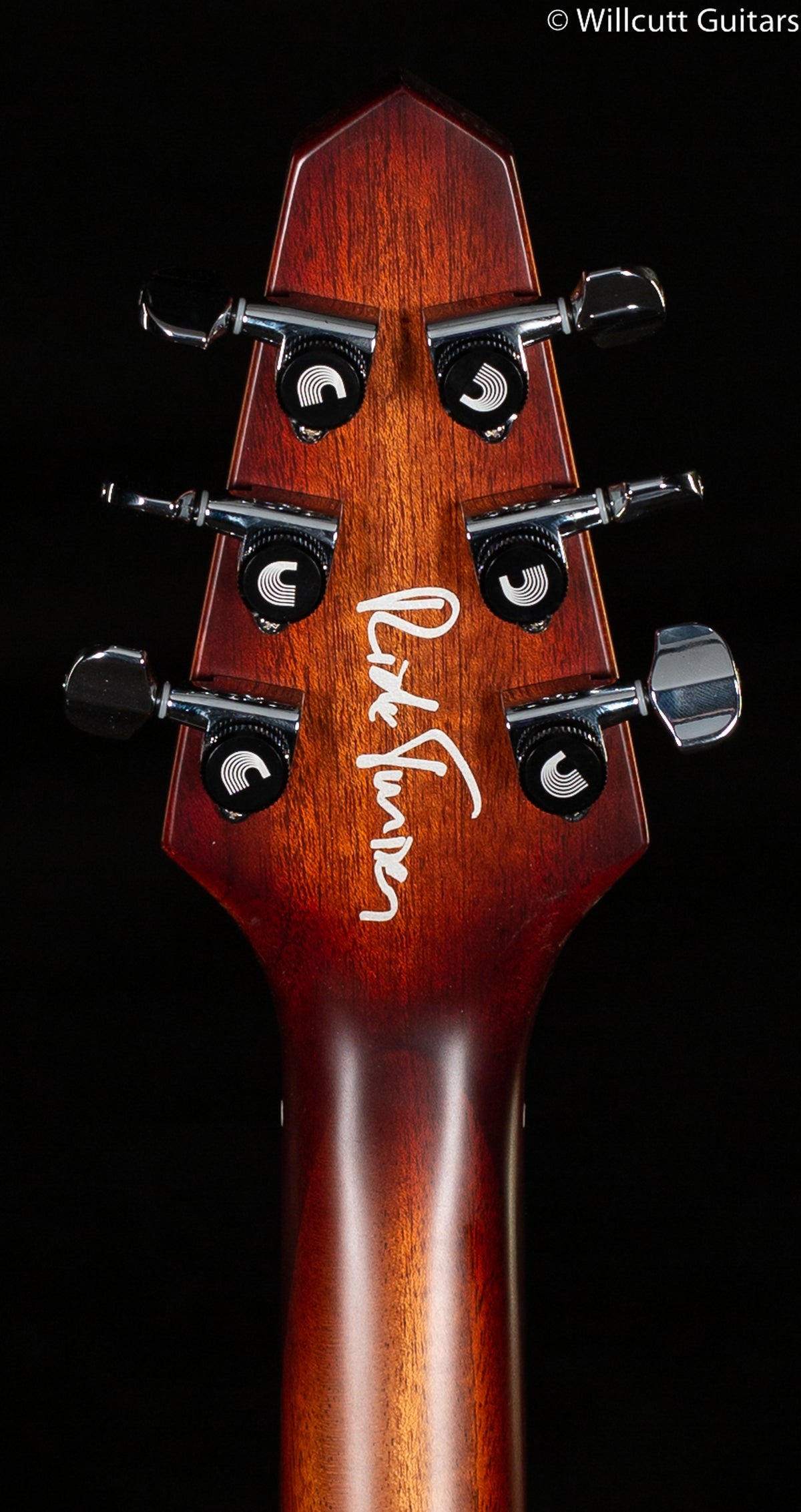 Rick Turner RS6 Standard Deuce Amplicoustic Curly Redwood Burst (669)