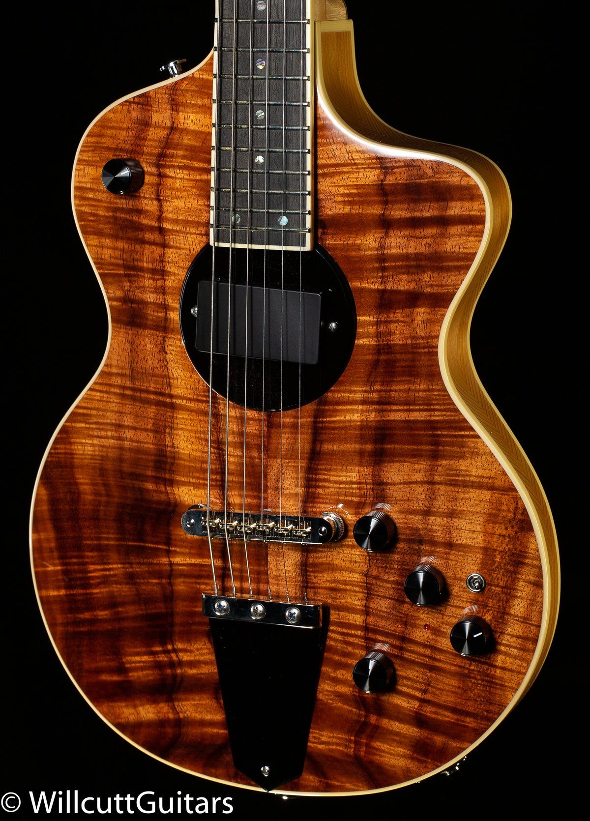 Rick Turner Model Model 1 Deluxe Featherweight Outrageous Koa Top Western Red Cedar