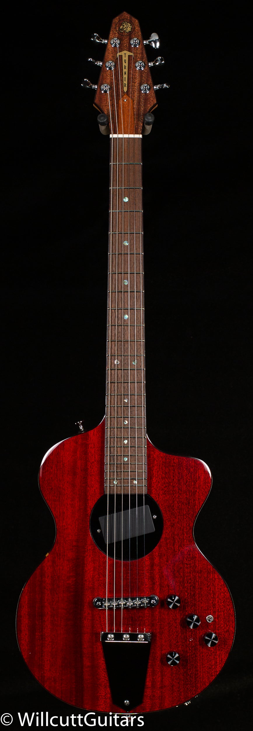 Rick Turner Model 1 Deluxe Electric Guitar Lindsey Buckingham Model Burgundy finish (676)
