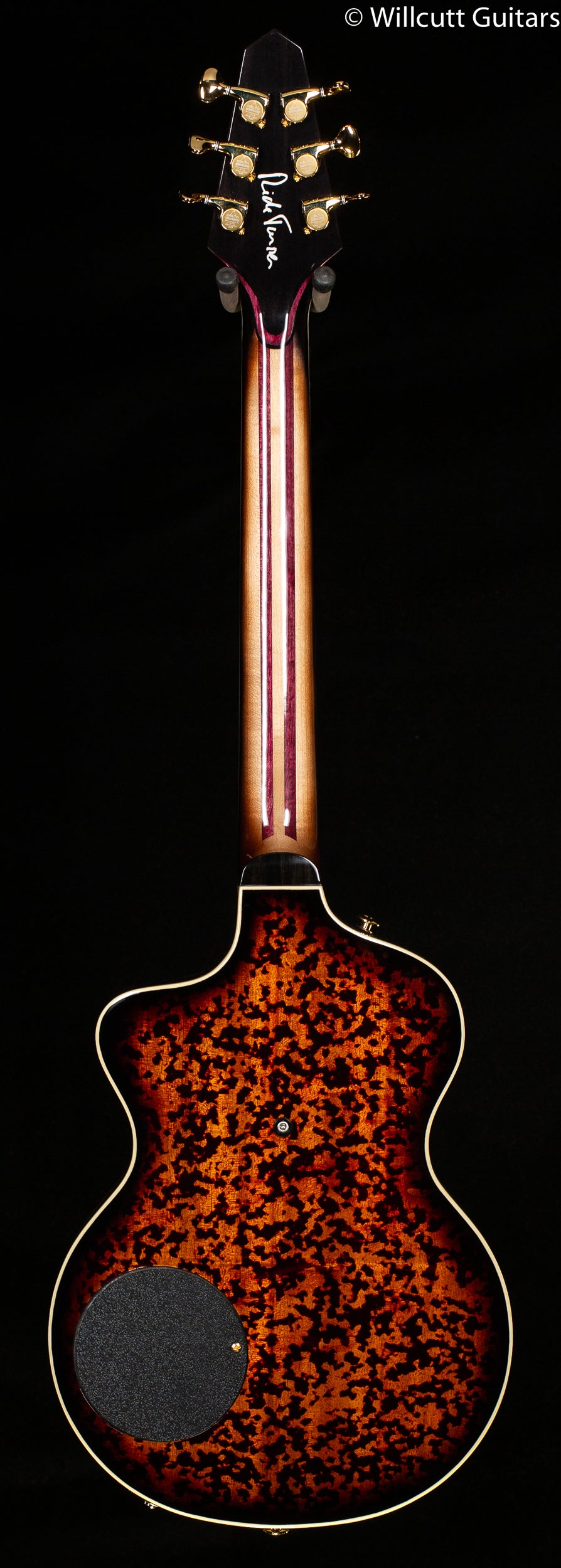 Rick Turner Model 1 CP Deluxe Tortoise Burst Top (723)