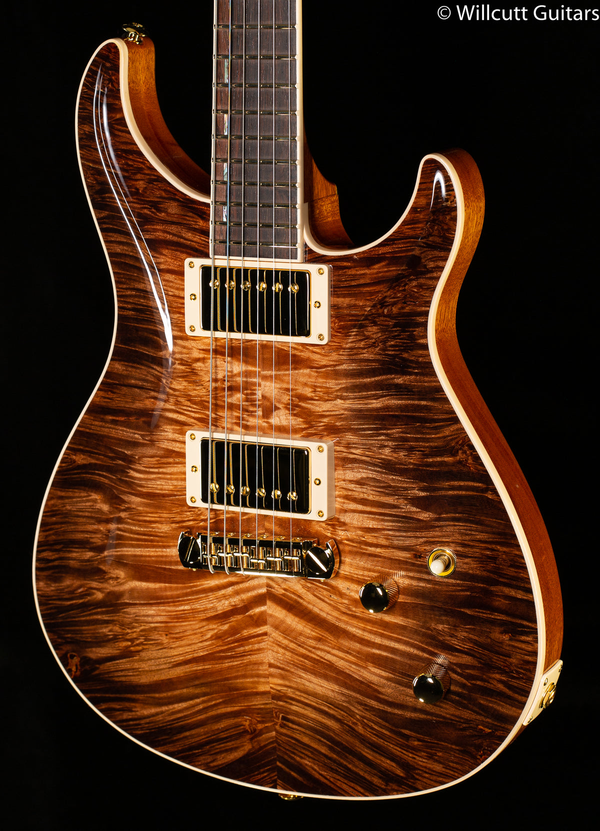 Giffin Standard Solid Burl Maple Top Dark-Burst (250)