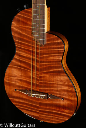 Renaissance RB4 Standard 4 String AmpliCoustic Bass Guitar Natural Redwood (781)