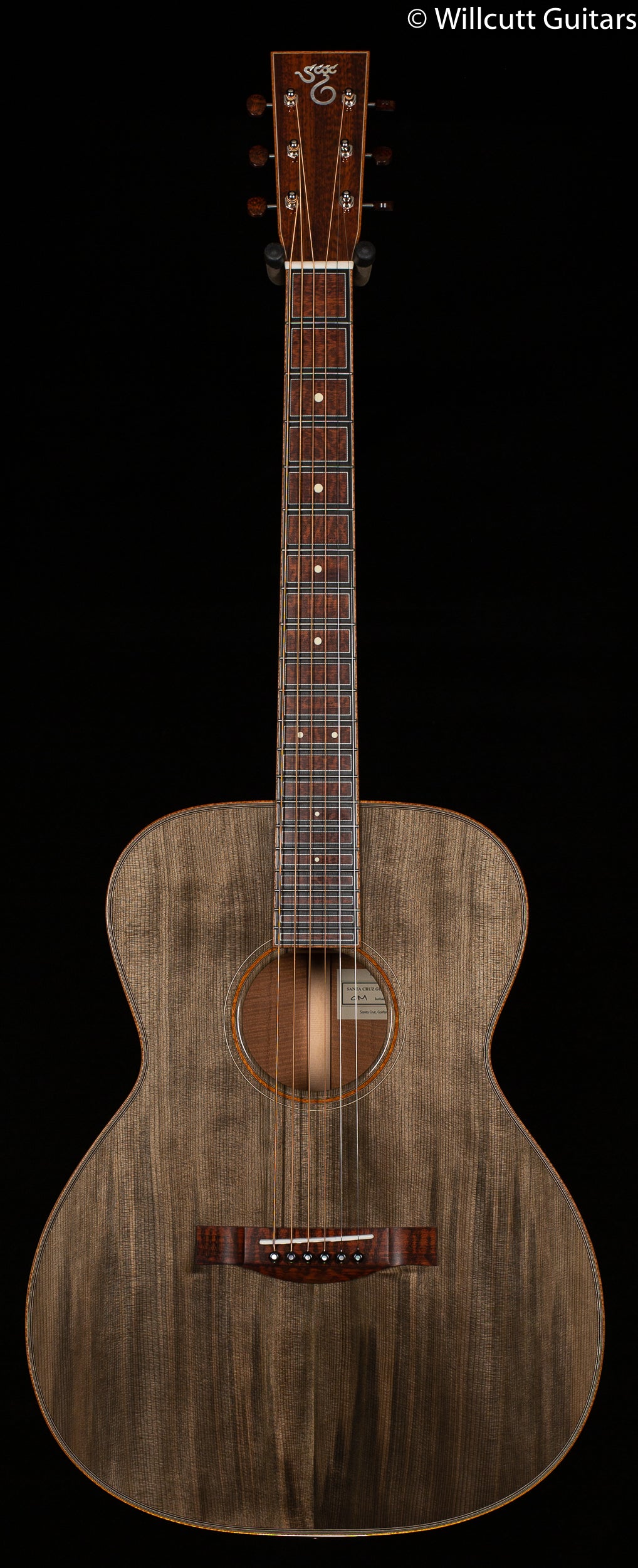 Santa Cruz OM Model Custom Ancient Sitka Fiddleback Mahogany