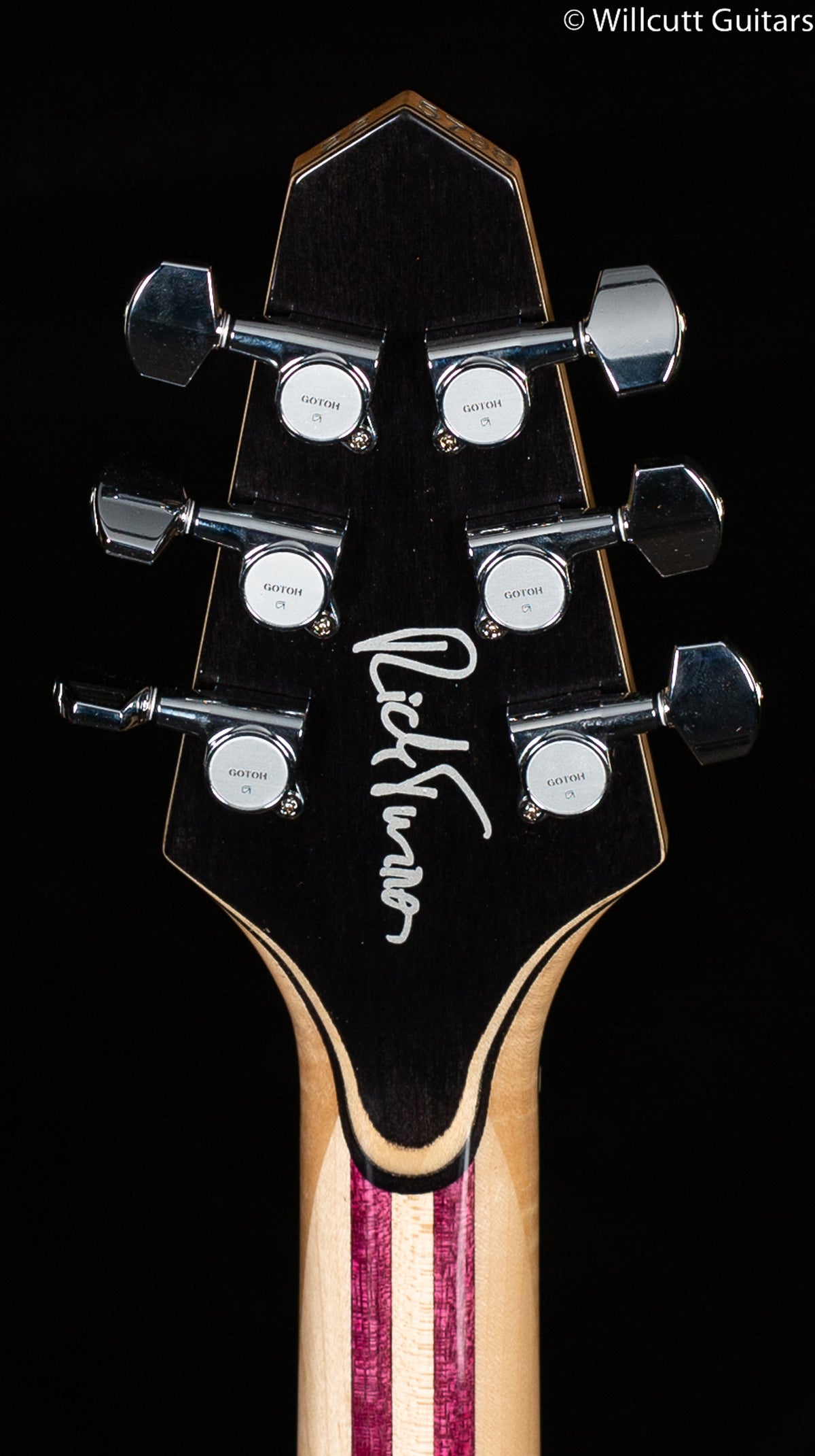 Rick Turner Model 1 Deluxe Electric Guitar Curly Redwood (798)