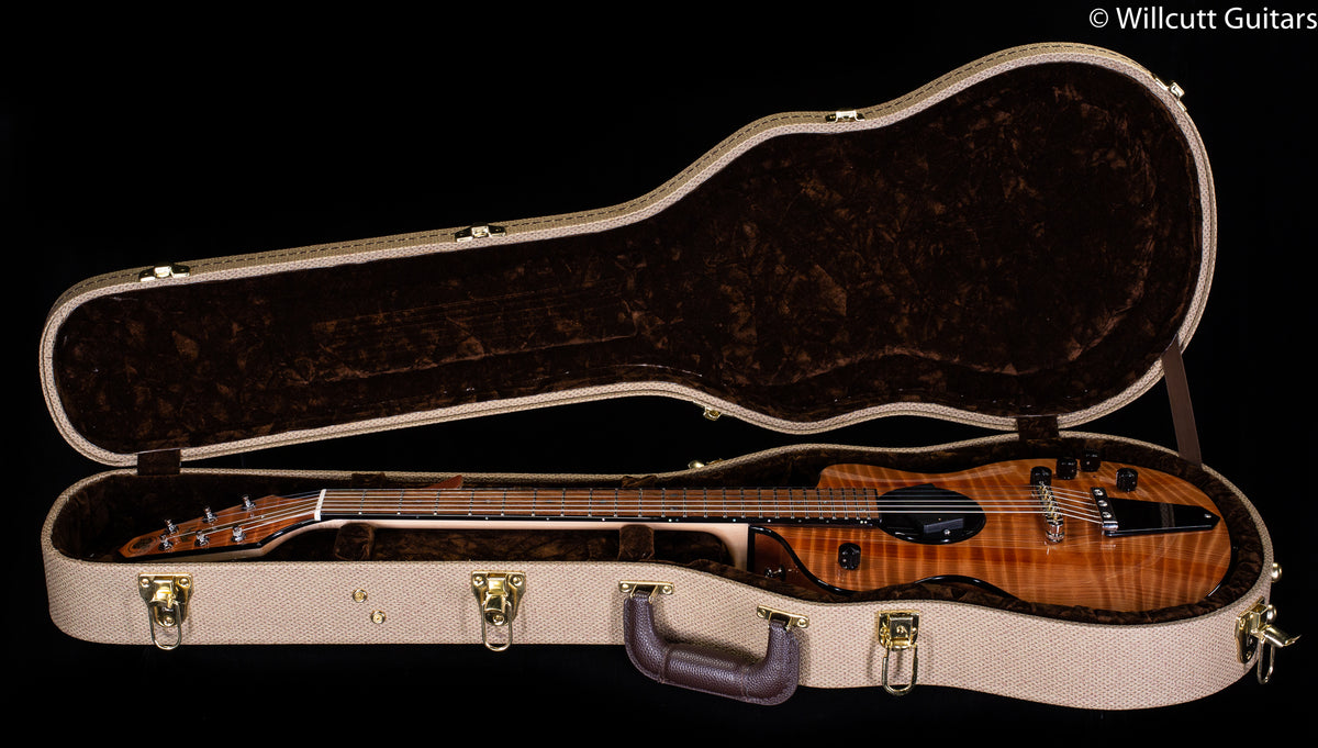 Rick Turner Model 1 Deluxe Electric Guitar Curly Redwood (798)