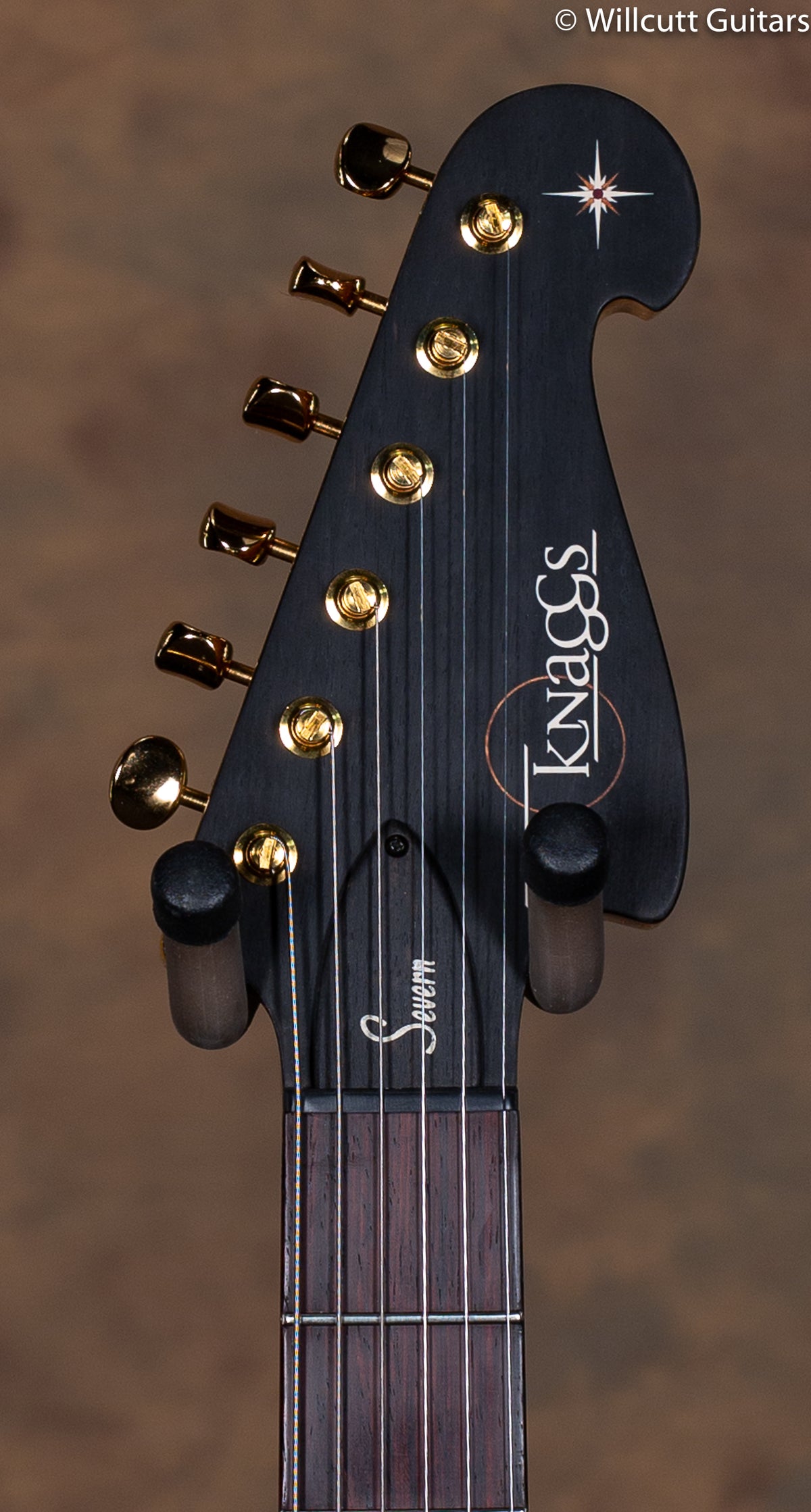 Knaggs Chesapeake Severn, Tier 2, Natural Spalt Top, Blue Lapis Inlay USED