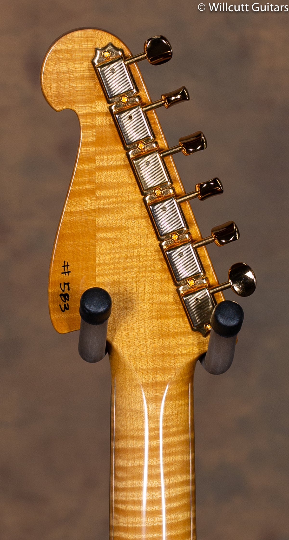 Knaggs Chesapeake Severn, Tier 2, Natural Spalt Top, Blue Lapis Inlay USED