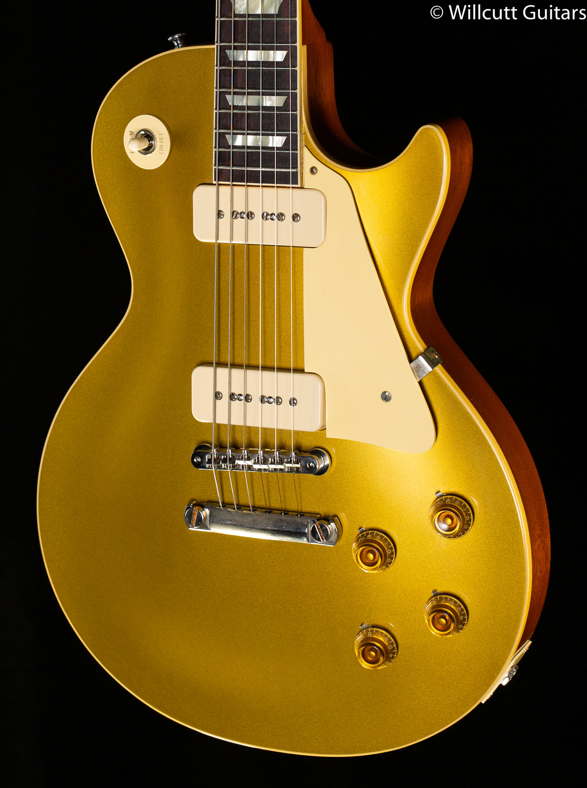 Gibson Custom Shop Willcutt Exclusive 1956 Les Paul Standard V2 Neck Gold Top Lightweight VOS M2M (217)